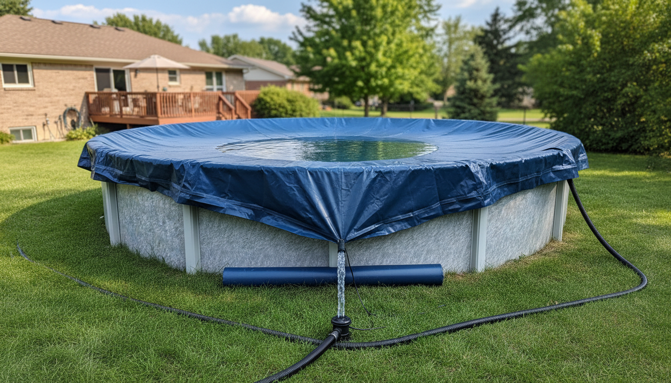 Above-Ground Pool Cover Pump: How to Drain It Without Collapsing the Walls