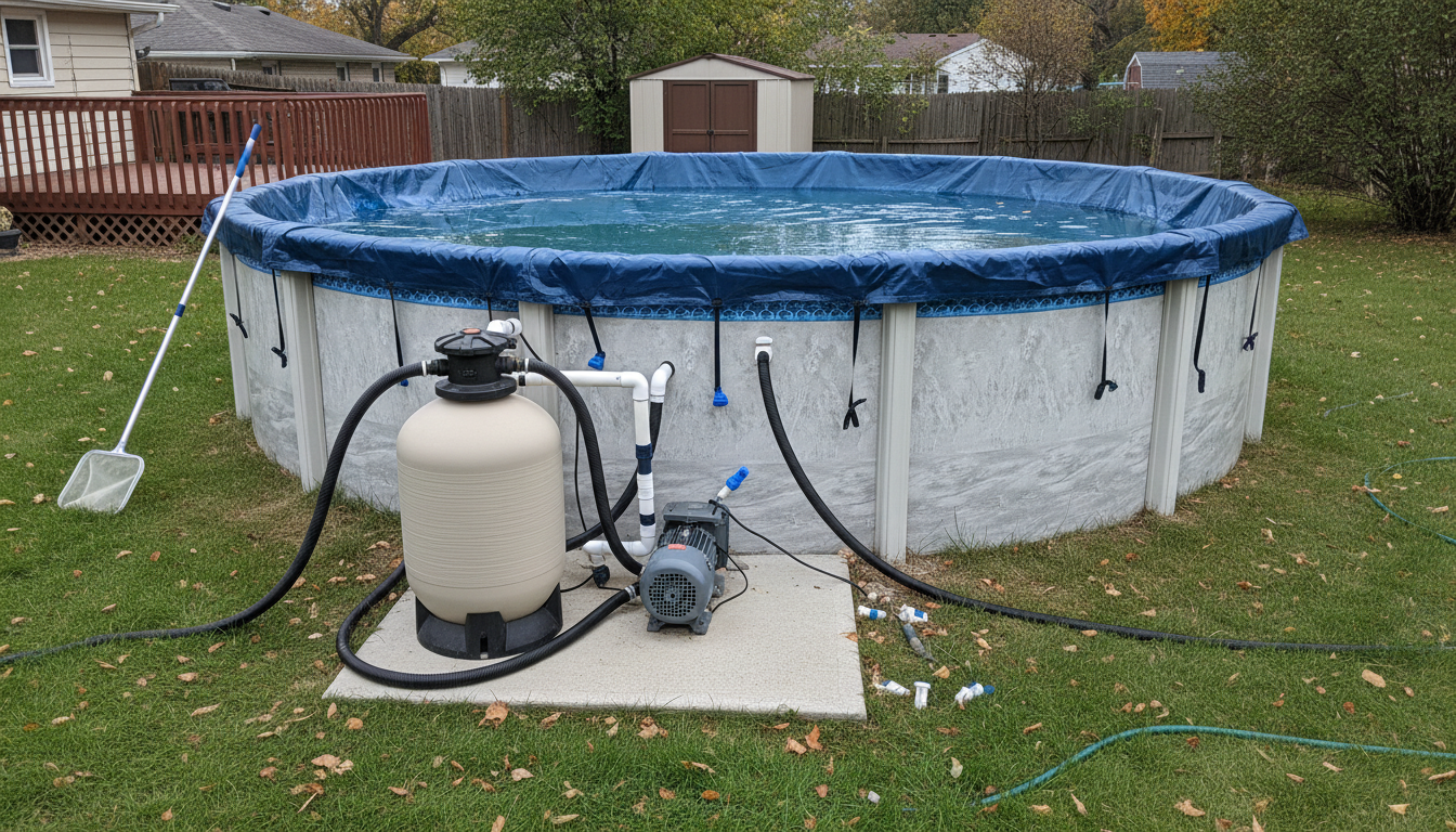 Sand Filter Winterization for Above-Ground Pools: Step-by-Step