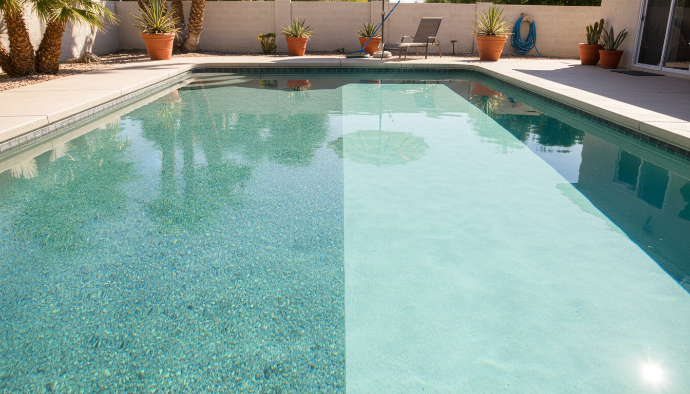 Pebble Finish vs Standard Plaster Replaster Cost in Hot Climates