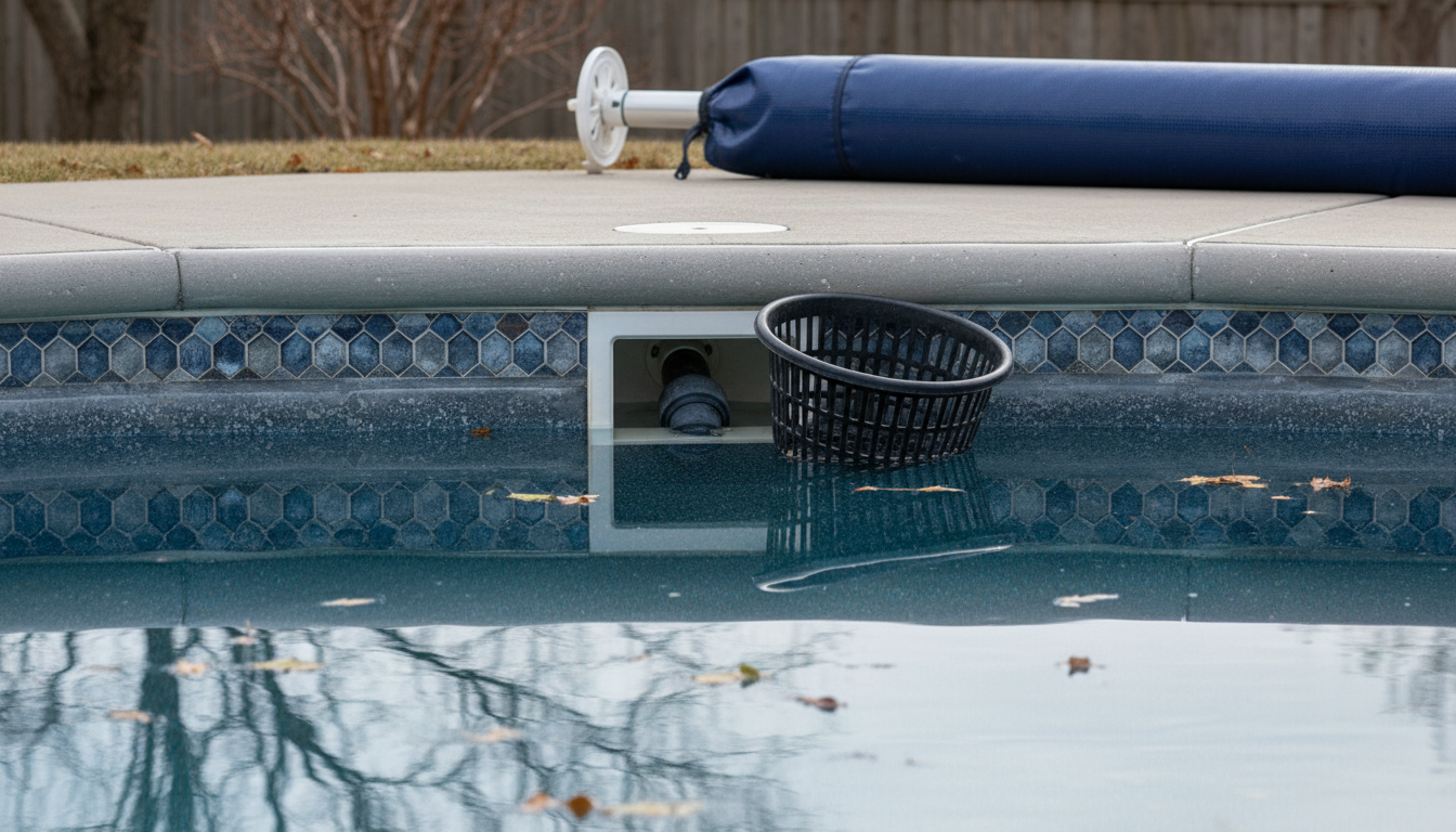 Winter Water Level in a Pool: Deep End vs. Shallow-Only Design